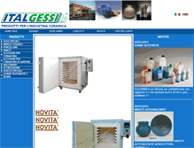 Tablet Screenshot of italgessi.com